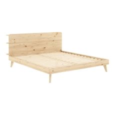 Dvojlôžková posteľ z borovicového dreva s roštom 180x200 cm Retreat – Karup Design
