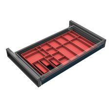 Organizér náradia do zásuvky skríň KOVOS so šírkou 950 mm, 20 priehradok
