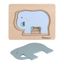 Drevené detské puzzle Kindsgut Elephant
