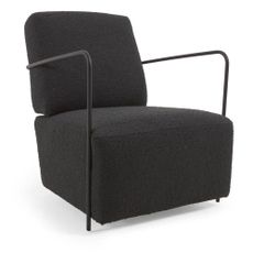 Čierne kreslo Gamer - Kave Home
