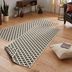 NORTHRUGS - Hanse Home koberce Kusový koberec Twin-Wendeteppiche 103124 schwarz creme – na von aj na doma - 200x290 cm