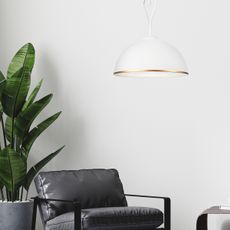 Luster na tyči RETRO II 1xE27/60W/230V biela