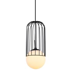 ITALUX MDM-3939/1 BK - Luster na lanku MATTY 1xE27/40W/230V pr. 15 cm čierna