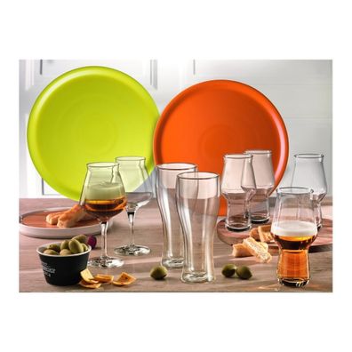 Žltý porcelánový tanier na pizzu Brandani Pizza, ⌀ 31 cm