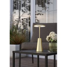 Eglo 900923 - LED Stmievateľná vonkajšia lampa PICCOLA 2,8W/5V 5200mAh IP54 zlatá