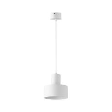 Luster na lanku RIF 1xE27/60W/230V pr. 15 cm biela