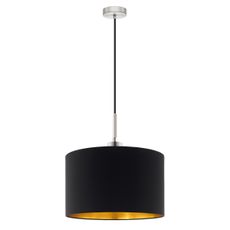 Eglo - LED  Luster na lanku TUNJA 1xE27/60W/230V čierna