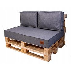 Golden Garden Paletové sedenie GG30 podsedák a vankúš 120cm x 80cm x 15cm Melange svetlá