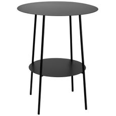 Ambia Home PRÍRUČNÝ STOLÍK, čierna