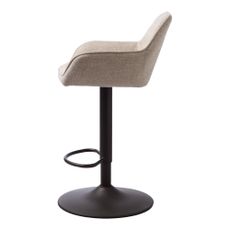 Béžová barová stolička s nastaviteľnou výškou Nolan – Unique Furniture
