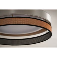 Duolla- LED Stropné svietidlo ROLLER DUO SHINY LED/24W/230V pr. 45 cm biela/medená