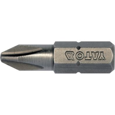 Bity 1/4" krížové PH2 x 25 mm, 10 ks - YT-78132