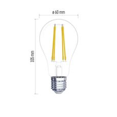 SADA 2x LED Žiarovka FILAMENT A60 E27/5,9W/230V 2700K