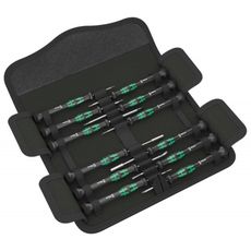 Wera 073677 Kraftform Kompakt Micro 12 skrutkovačov na elektroniku 1 (sada 12 ks)
