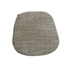 Podsedák na stoličku tenký Deluxe hnedý 40x40cm TiaHome