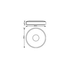 Philips - LED Stmievateľné stropné svietidlo COINER LED/24W/230V 2700K biela