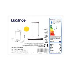 Lucande - LED Stmievateľný luster na lanku EBBA 5xLED/5W/230V