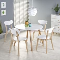 HALMAR Jídelní rozkládací stůl Ruden 102/142 cm bílý