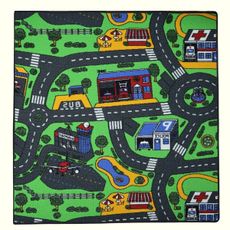 Vopi Detský kusový koberec City life štvorec - 200x200 cm