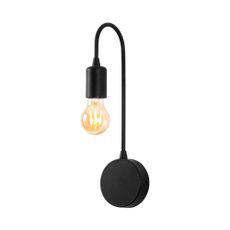 Čierne nástenné svietidlo Baston – Opviq lights