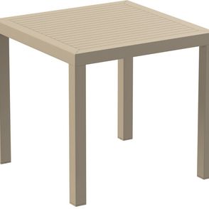 Záhradný stôl 80 cm Šedohnědá taupe