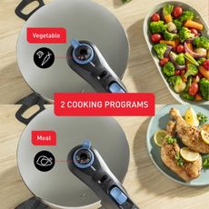 Tefal - Tlakový hrniec 6 l SECURE TRENDY nerez