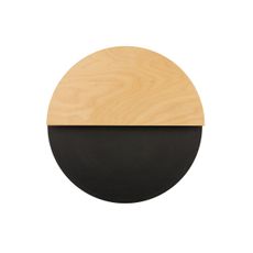 LED Nástenné svietidlo LUNA LED/7W/230V pr. 36 cm čierna/béžová