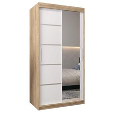 Skriňa Alyxia II 100/120 - dub sonoma/biela Rozmer: 120