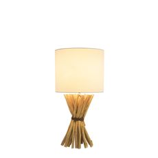 Dizajnová stolná lampa Leonel 54 cm longan