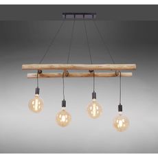 Leuchten Direkt 15025-18 - Luster na lanku EDGAR 4xE27/60W/230V