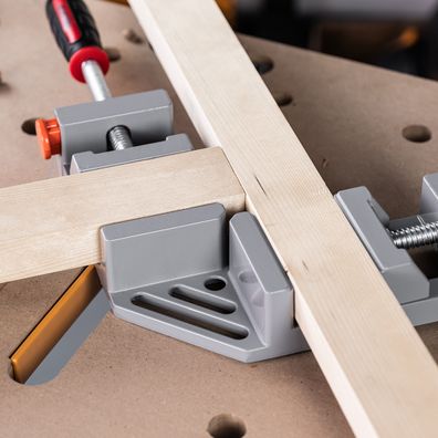 Rohová stolárska svorka TOOLCREST 90 ° - rozpätie až 6,2 cm