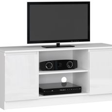 Ak furniture TV stolík Tonon 120 cm biely lesk