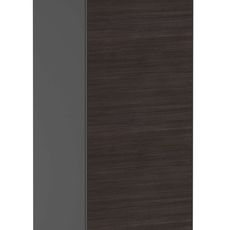 Hansgrohe Xevolos E - Bočná skrinka 41x89x36 cm, 1 dvierka, pánty vľavo, matná sivá/tmavý dub 54214730