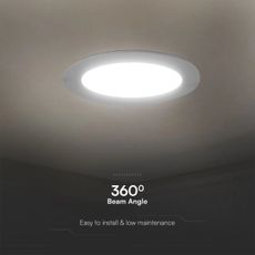 LED Podhľadové svietidlo SAMSUNG CHIP LED/6W/230V 4000K pr. 12 cm biela