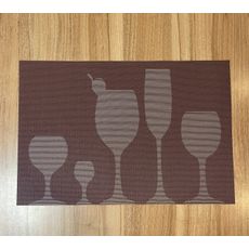 Podložka Deluxe pod tanier food hnedá 35x45cm TiaHome