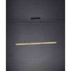 Eglo 390369 - LED Stmievateľný luster na lanku MONTEBUONO LED/21W/230V 3000K hnedá