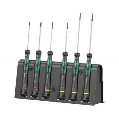 Wera 118150 Kraftform Kompakt Mikro skrutkovače typ 2035/6 A (sada 6 kusov + stojan)