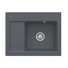 Villeroy & Boch Subway 45 - Keramický drez 65x51 cm, CeramicPlus, grafit 331301i4