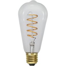 Teplá LED/filamentová žiarovka so stmievačom E27, 4 W Spiral Filament – Star Trading