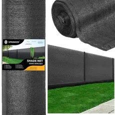 Tieniaca sieť 1,5x50 m 140g/m2 SPRINGOS SN0041 - antracyt