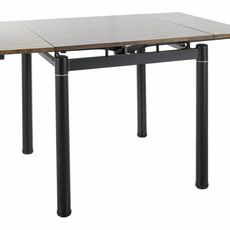 Signal Rozkládací jídelní stůl Franklin 80/131 cm vintage ořech/černý mat