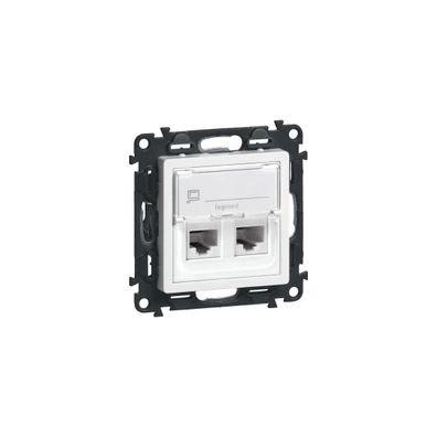 Legrand 75C5UB2 - Zásuvka dátová VALENA LIFE 2xRJ45 class 5E UTP biela