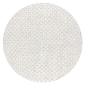 Dywany Łuszczów Kusový koberec Timo 6272 White kruh – na von aj na doma - 150x150 (priemer) kruh cm