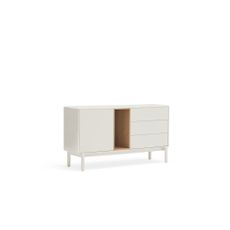 Krémovobiela komoda 140x76x40 cm Corvo – Teulat
