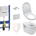 Závesný set WC VitrA Integra vč. sedátka + modul Geberit Duofix s tlačidlom Delta 20 biele SIKOGES5V0