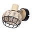 Čierno-krémové nástenné svietidlo ø 12 cm Tajga – Candellux Lighting