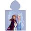 Dievčenské plážové pončo - osuška s kapucňou Ľadové kráľovstvo - Frozen - motív Anna a Elsa - 100% bavlna - 50 x 100 cm
