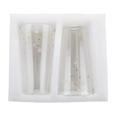 TEMPO-KONDELA HOTCOLD TYP 34, termo poháre, set 2 ks, s vločkami, 400 ml