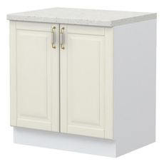 Kuchynská skrinka Evergreen R-80-2K/4 ivorymat