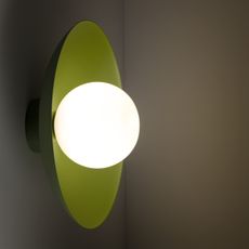 Nástenné svietidlo SLATE 1xG9/8W/230V pr. 28 cm zelená